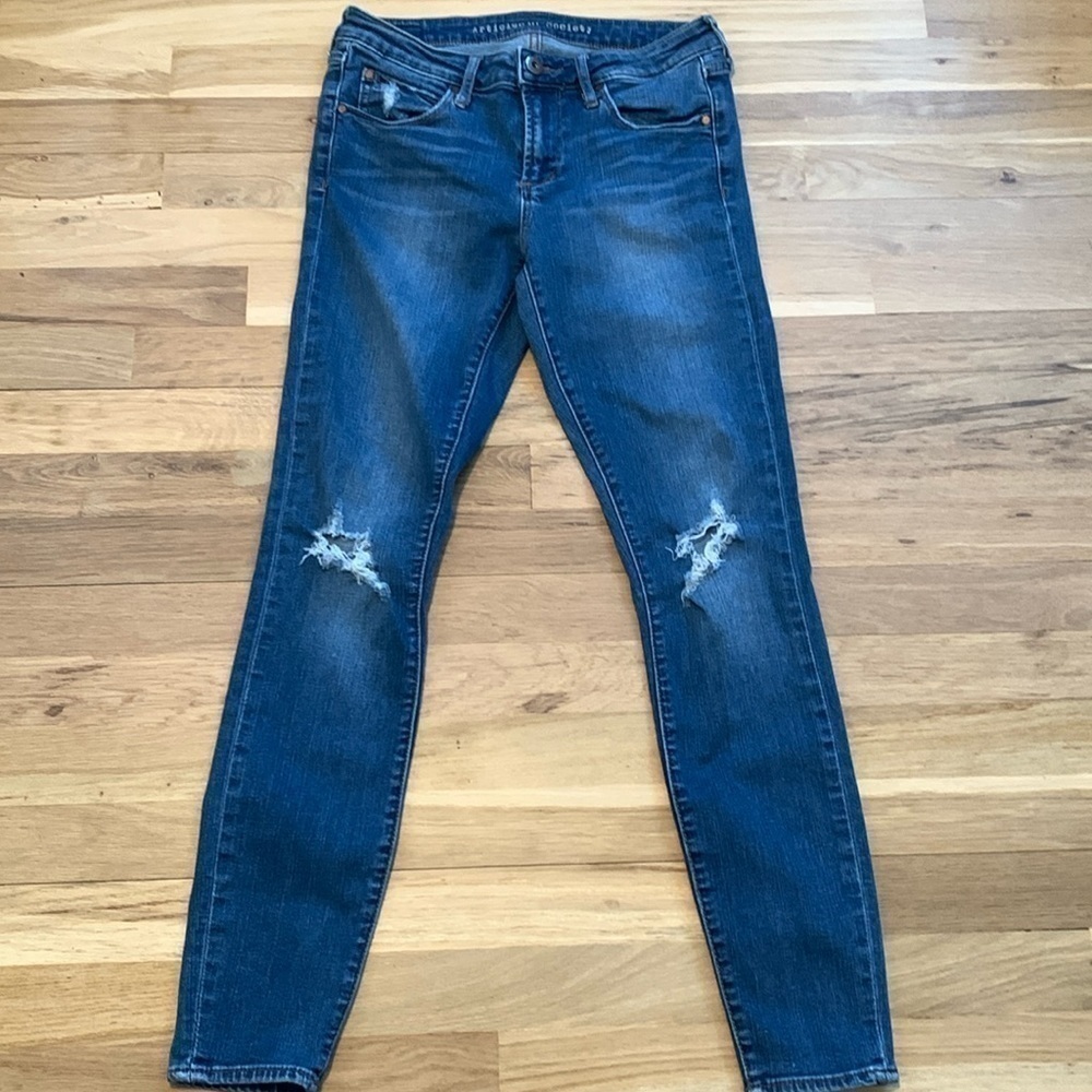 Articles of Society Distressed Medium Wash Skinny Denim Jeans Women’s 27